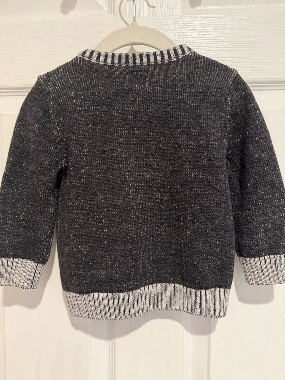 Lot of 3 Toddler Boys Sweater Bundle 2T Baby Gap Firetruck Knit Striped Pullover
